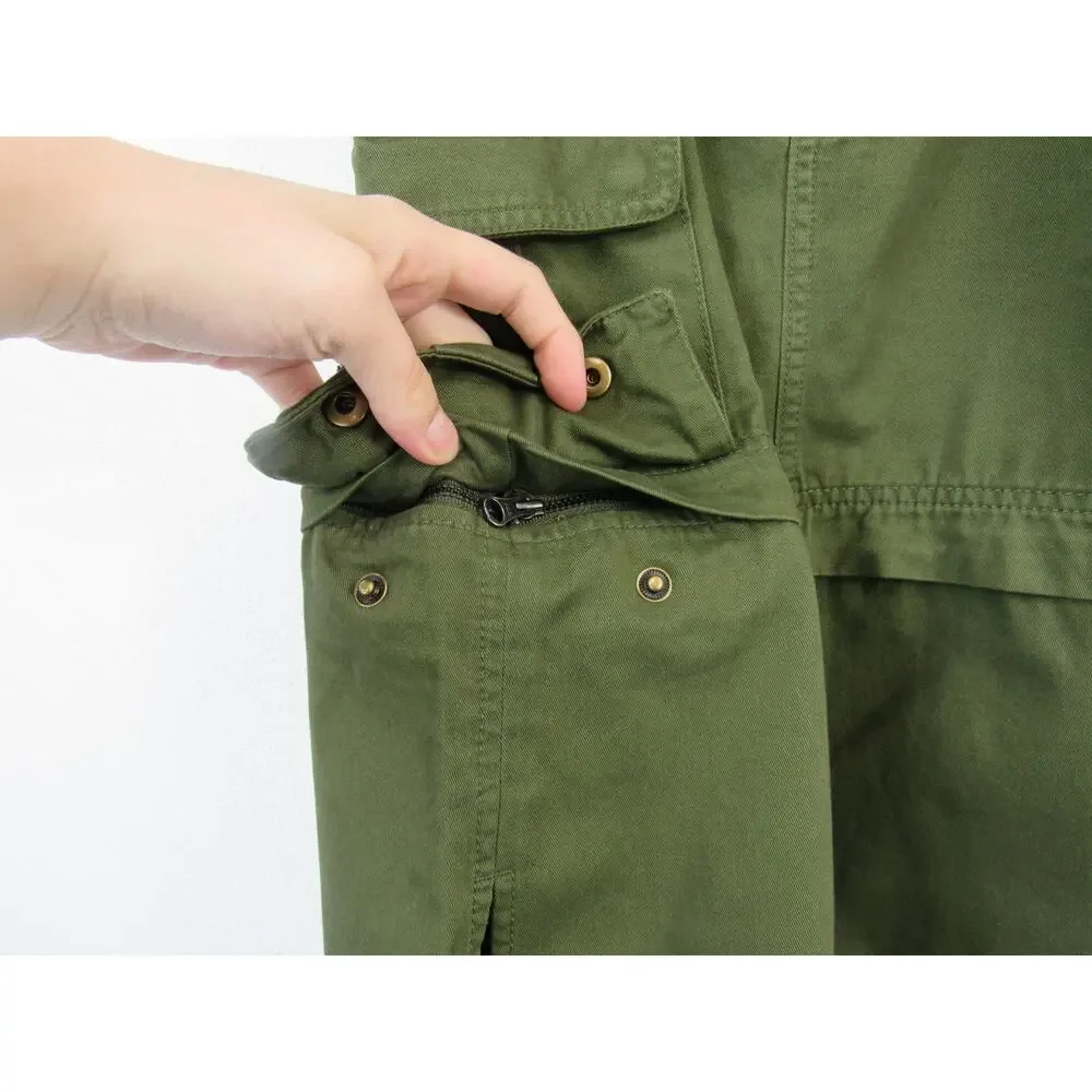 NWT Madewell XS Cargo Convertible Midi Skirt in (Re)generative Chino Olive Green